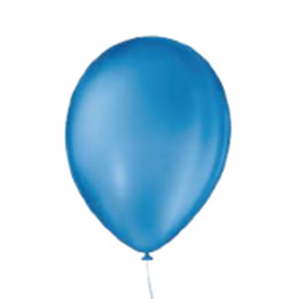 Balão N.09 Liso c/ 50 unidades Azul Cobalto