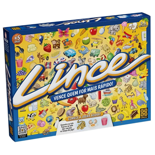 Lince Jogo Grow Tabuleiro Infantil Reflexo E Agilidade