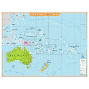Mapa Oceania Político