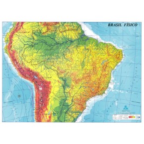 Mapa Brasil Físico