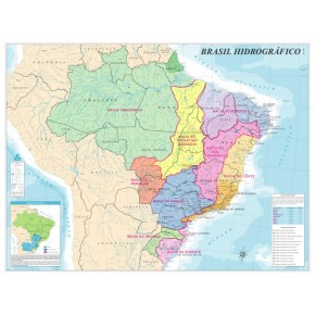 Mapa Brasil Bacias Hidrográficas