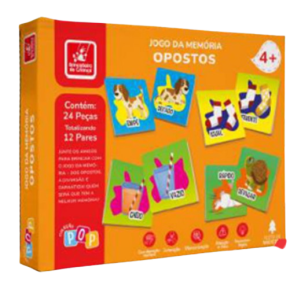 Memória Opostos madeira