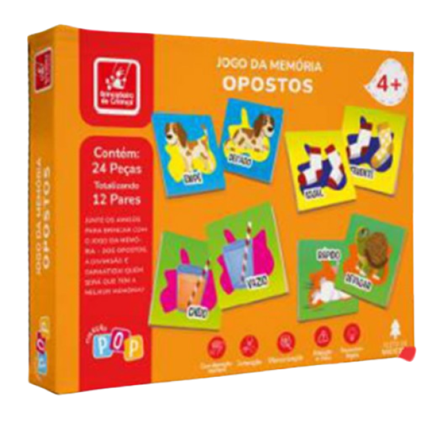 Memória Opostos madeira
