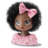 Boneca My Style Hair Negra Busto Bee Toys Com Acessorios