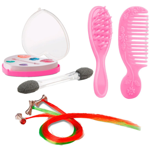 Boneca My Style Hair Negra Busto Bee Toys Com Acessorios