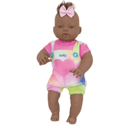 Boneca Ki-Fofa Negra 30a cm Nova Toys com Mamadeira e Chupeta Boneca Ki-Fofa Negra 30a cm Nova Toys com Mamadeira e Chupeta