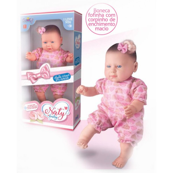 Boneca Naty Baby Branca 38a cm