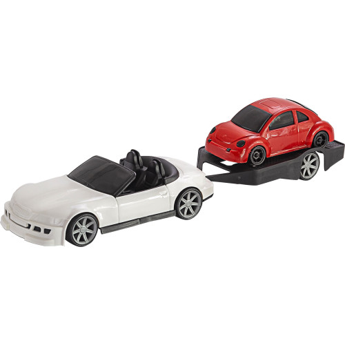 Carro Conversivel Com Carreta E Carrinho MEK BS Toys Original