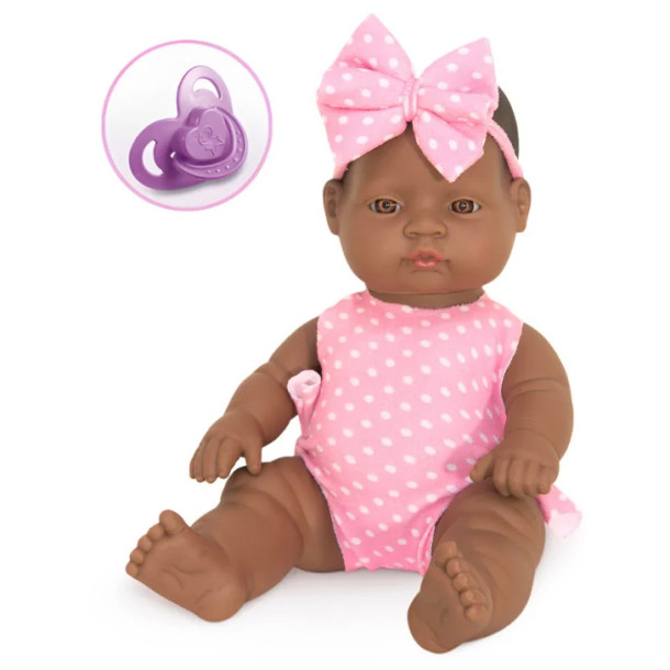Boneca Gordukinha Baby Negra 38cm Nova Toys