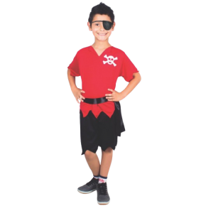 Fantasia Pirata Infantil Tamanho M Menino Brink Model Festa Fantasia Pirata Infantil Tamanho M Menino Brink Model Festa