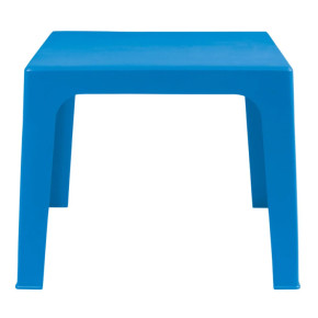 Mesinha Mor Kids Azul Infantil Quadrada Plastico Resistente 40kg