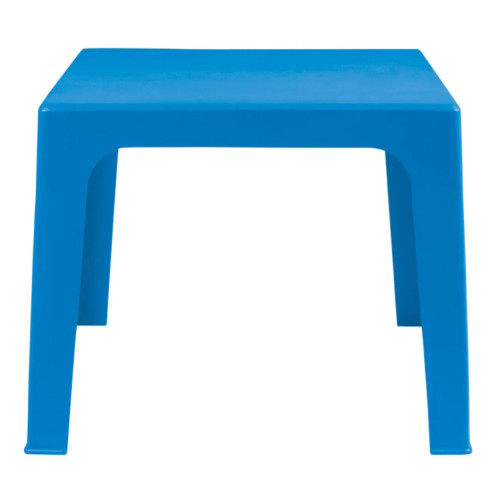 Mesinha Mor Kids Azul Infantil Quadrada Plastico Resistente 40kg