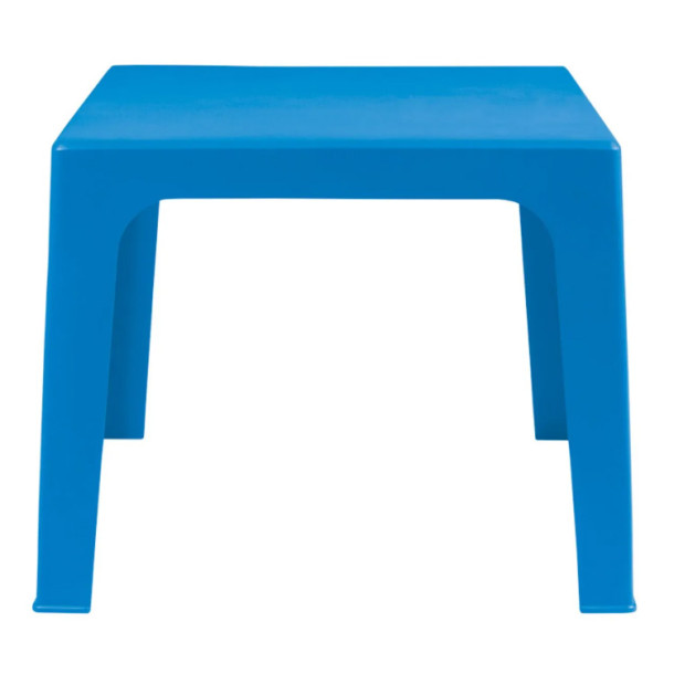 Mesinha Mor Kids Azul Infantil Quadrada Plastico Resistente 40kg