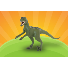 Dinossauro Velociraptor Vinil