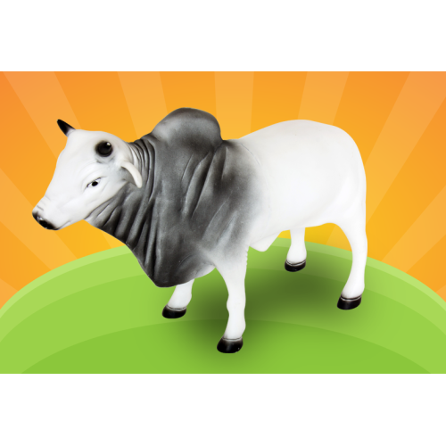 Boi Vinil Gigante 40cm Brinquedo Animal Fazenda DB Play Boi Vinil Gigante 40cm Brinquedo Animal Fazenda DB Play