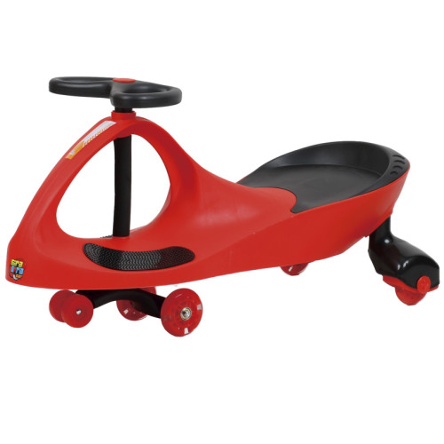 Gira Gira Car com Luz - Carrinho Manual 360 Graus | Suporta 50kg