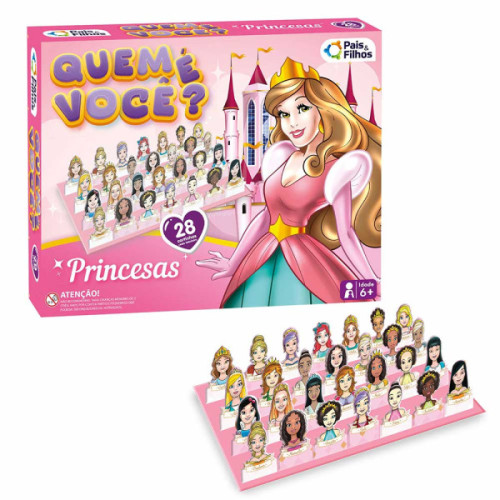 Quem é Você? Princesas Jogo Pais e Filhos Adivinhacao Infantil