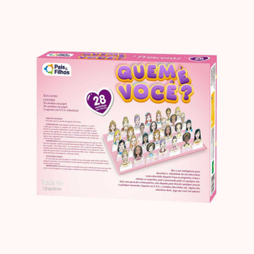 Quem é Você? Princesas Jogo Pais e Filhos Adivinhacao Infantil