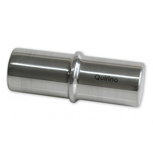 Ganza Pequeno Infantil Chocalho Infantil 25cm Quirino Aluminio Polido Ganza Pequeno Infantil Chocalho Infantil 25cm Quirino Aluminio Polido