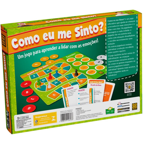 Como Eu Me Sinto?  Grow Para Trabalhar Emocoes