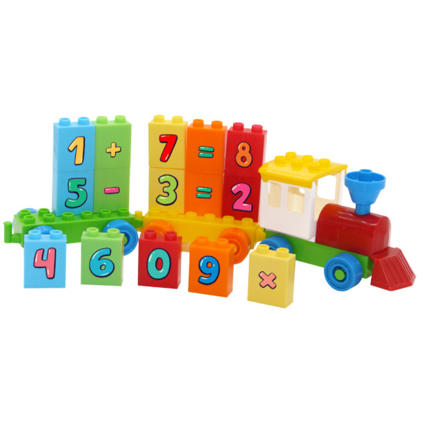 Trenzinho Educativo Números E Cia Blocos De Montar Infantil