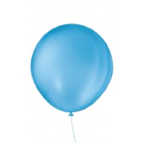 Balão N.08 Liso c/ 50 unidades Azul Turquesa
