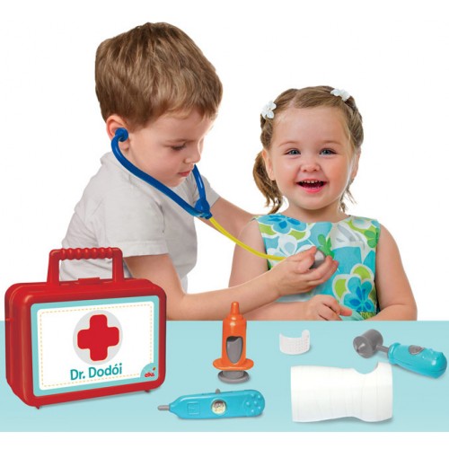 Dr. Dodói Kit Médico Infantil Maleta com Acessórios