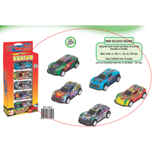 Carrinho Mini Velozes Racing
