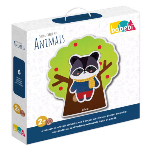 Quebra-Cabeça Mix Animais