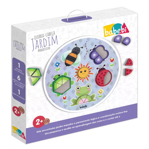 Quebra-Cabeça Progressivo Jardim