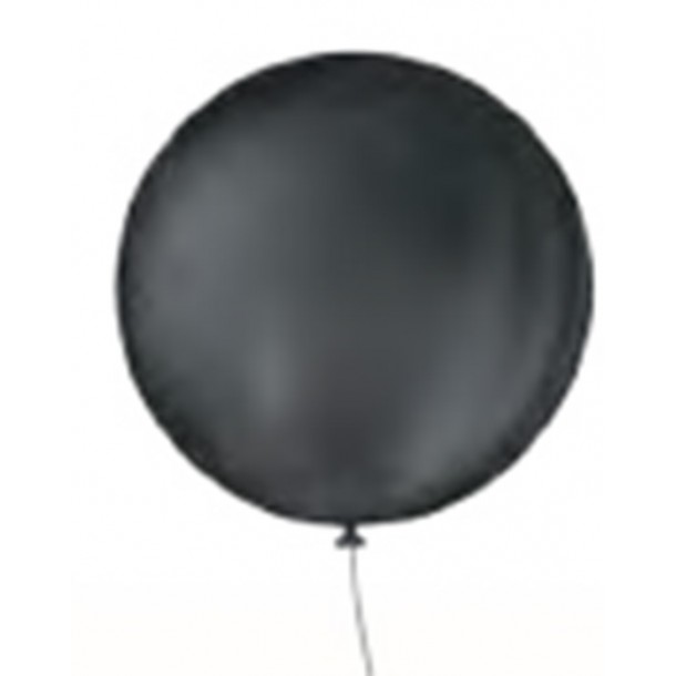 Balão N.08 Liso c/ 50 unidades Preto Ébano