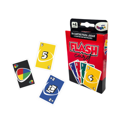 Flash Jogo de Cartas Agilidade Visual E Velocidade 2 a 10 Jogadores similar Uno