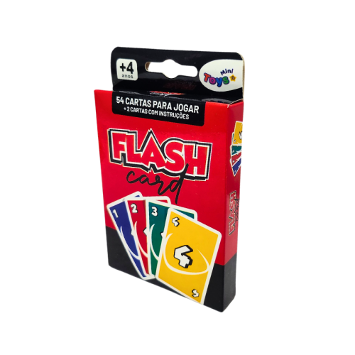 Flash Jogo de Cartas Agilidade Visual E Velocidade 2 a 10 Jogadores similar Uno