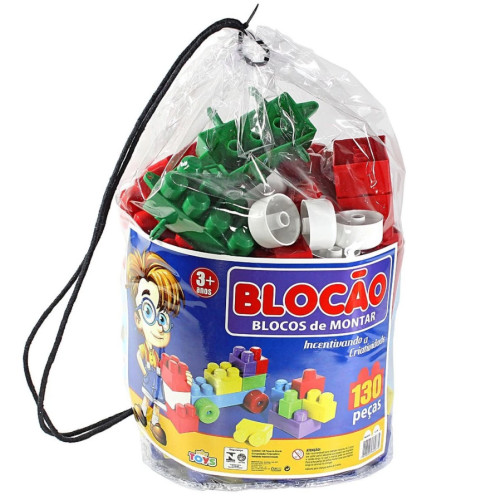 Blocão com 130 pçs Blocão com 130 pçs