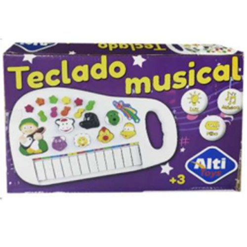 Piano Musical Fun Time na caixa Altimix Com Sons De Animais E Melodias