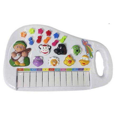 Piano Musical Fun Time na caixa Altimix Com Sons De Animais E Melodias