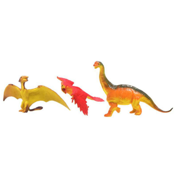 Dinossauros Kit 03 Peças Infantil Coleção