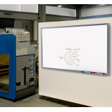 Lousa Quadro Branco UV Alumínio 200x120cm 2 Unidades Aluminio Profissional Escolar