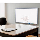 Lousa Quadro Branco UV Alumínio 150x120cm 2 Unidades Aluminio Profissional Escolar