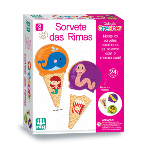 Sorvete das Rimas NIG - Consciência Fonológica e Alfabetização