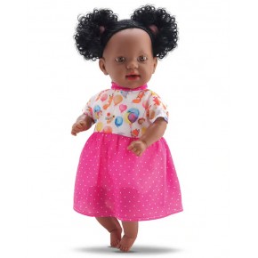 Boneca Dina Faz Xixi Negra