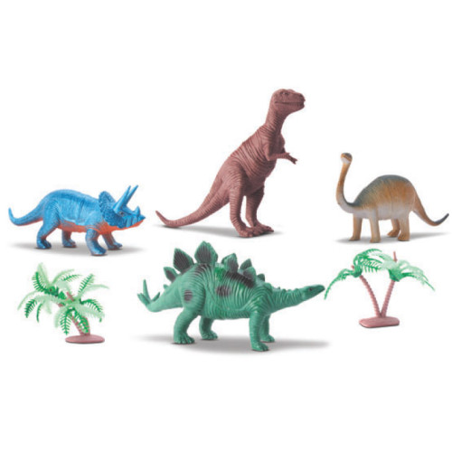 Dinossauro Kit com Acessórios - Conjunto 4 Dinossauros Sortidos