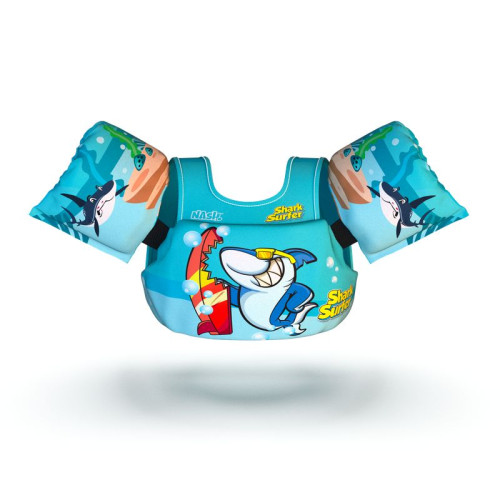 Boia Infantil com Colete Salva Vidas Tubarão Boia Infantil com Colete Salva Vidas Tubarão