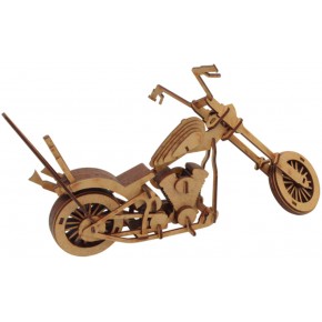 Quebra-Cabeça 3D Moto Chopper Unid Sortido