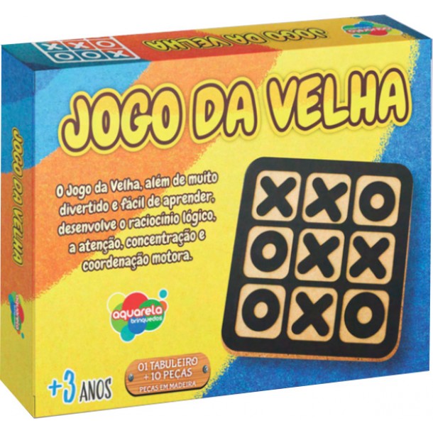 Jogo da Velha - Aquarela