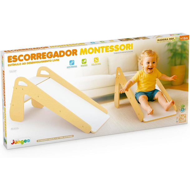 Escorregador Infantil Montessori Junges Madeira Educativo