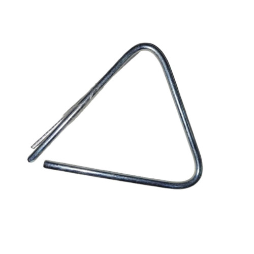 Triângulo Teruske Musical Infantil 18cm Com Baqueta Cromado