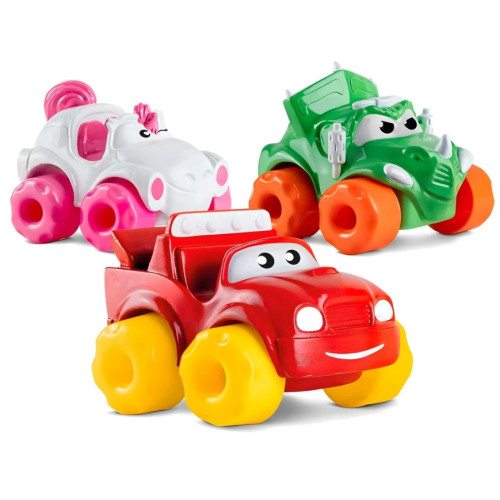 Carrinho de Vinil Soft Kart Infantil Vinil Macio