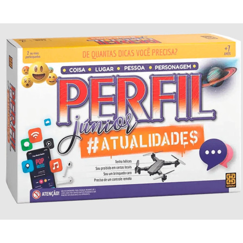 Perfil Junior Atualidades Grow Tabuleiro Infantil 7 Anos