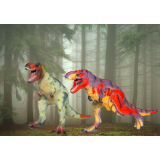 Dinossauro Tiranossauro Rex Articulado 25cm Vinil Macio